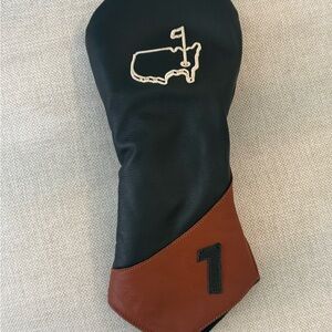 Black and Brown Golf Club Headcover